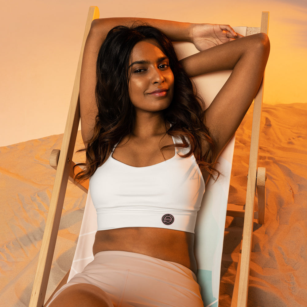 Longline sports bra