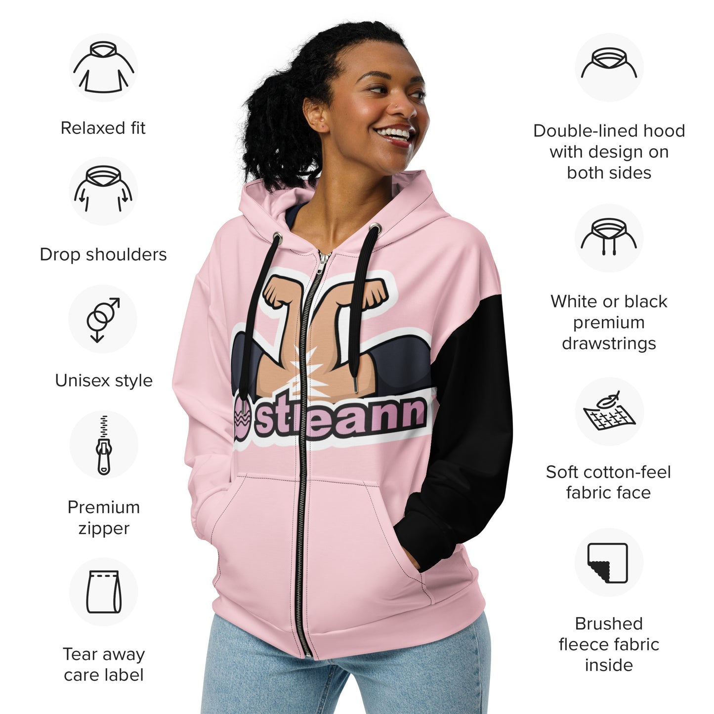 
                  
                    Unisex zip hoodie
                  
                