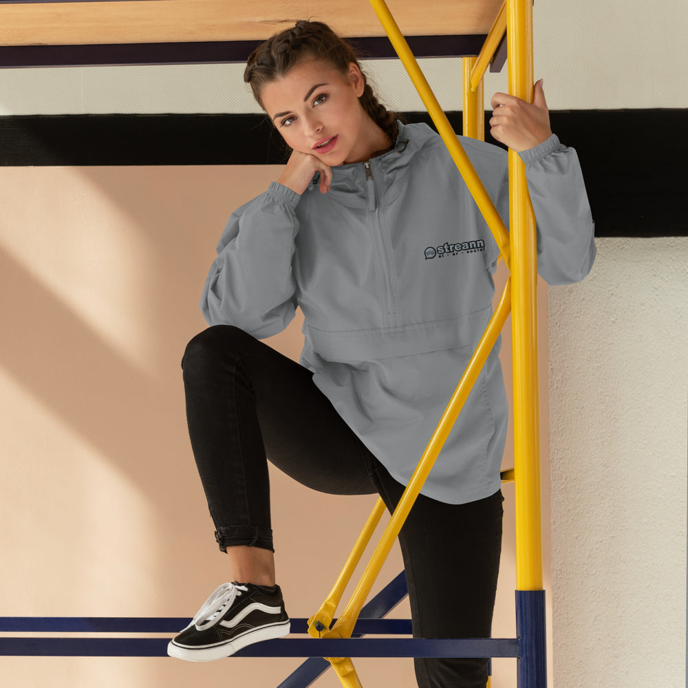 
                  
                    Embroidered Champion Packable Jacket
                  
                