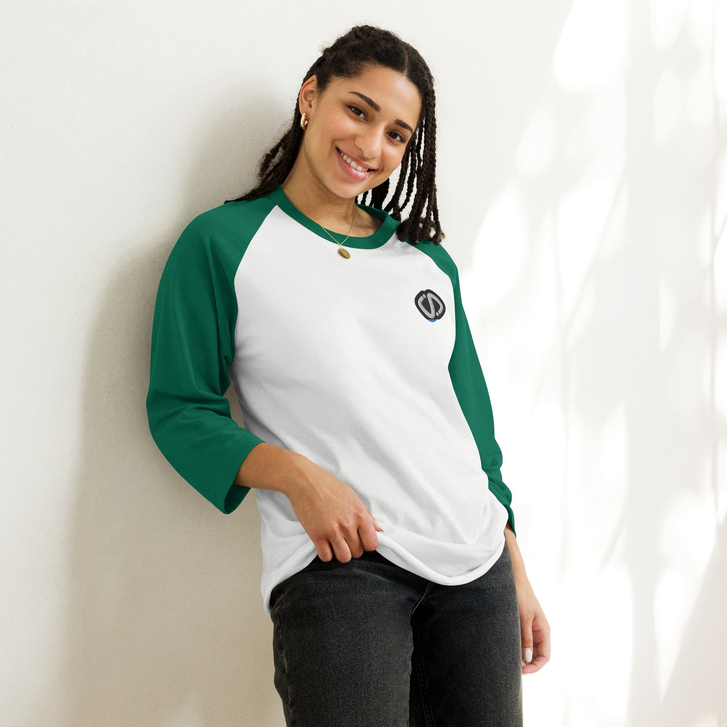 
                  
                    3/4 sleeve raglan shirt
                  
                