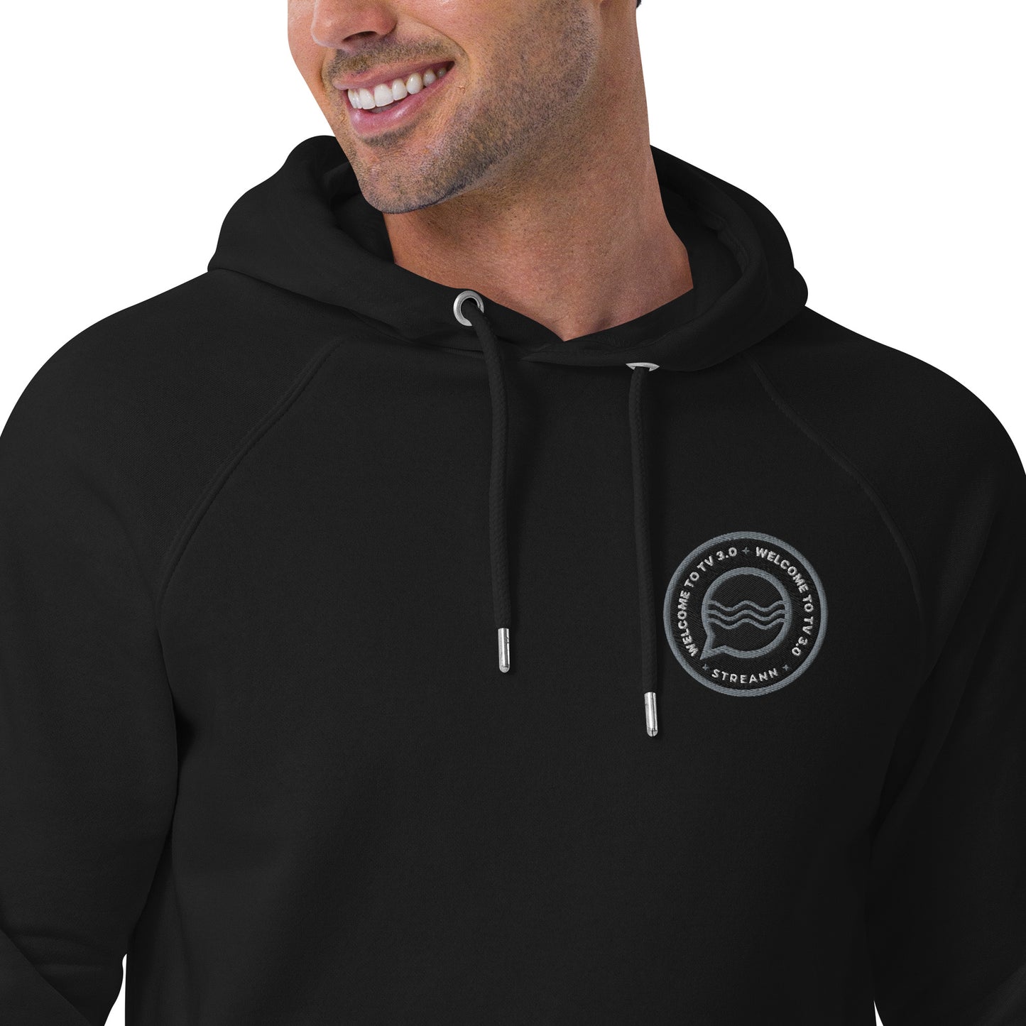 
                  
                    Unisex eco raglan hoodie
                  
                