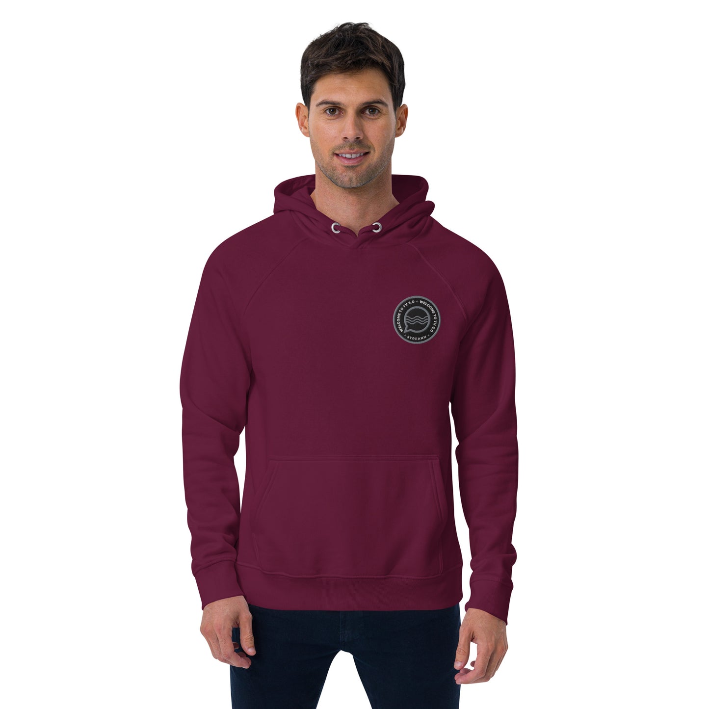
                  
                    Unisex eco raglan hoodie
                  
                