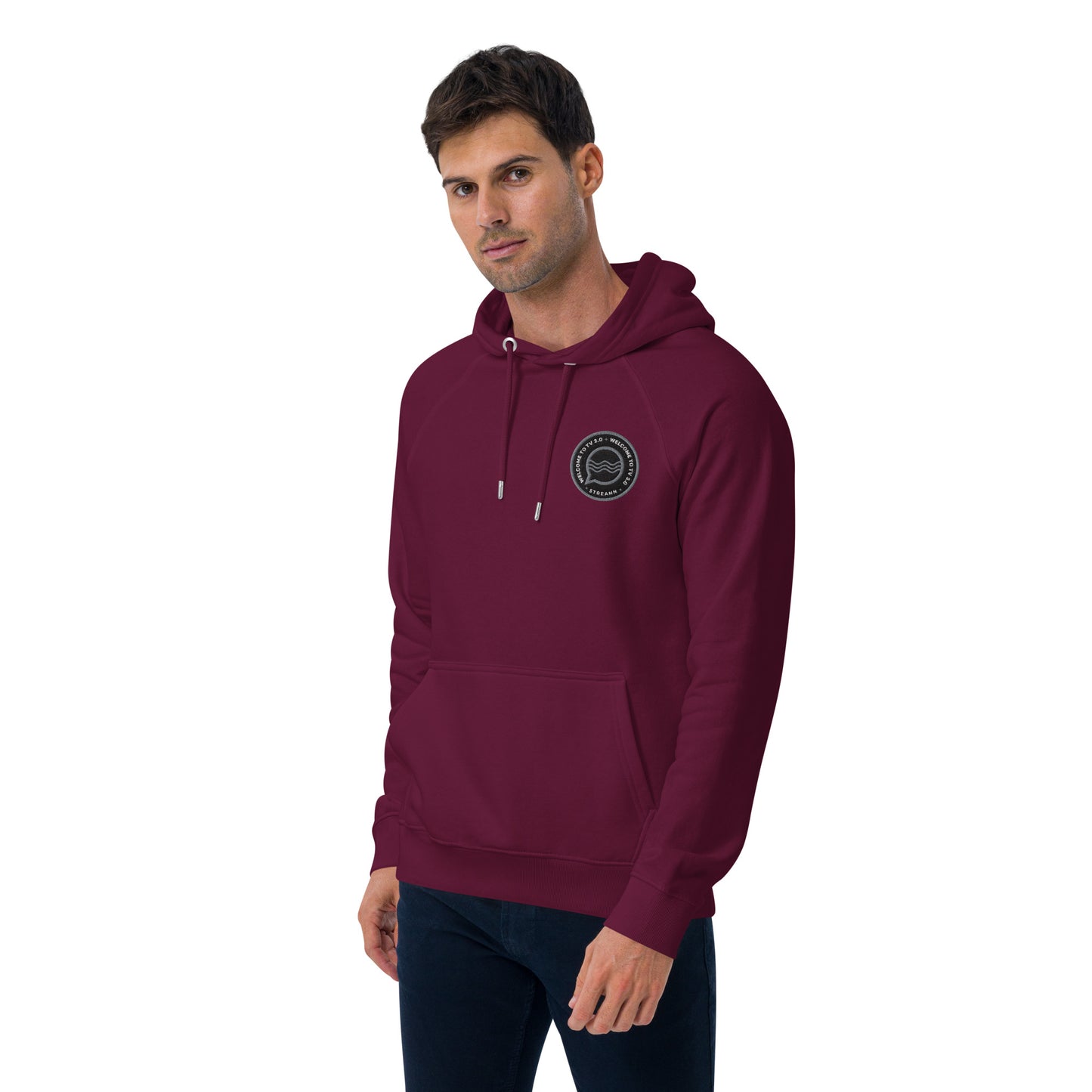 
                  
                    Unisex eco raglan hoodie
                  
                