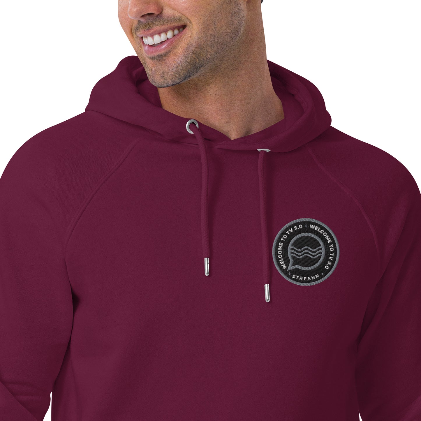 
                  
                    Unisex eco raglan hoodie
                  
                