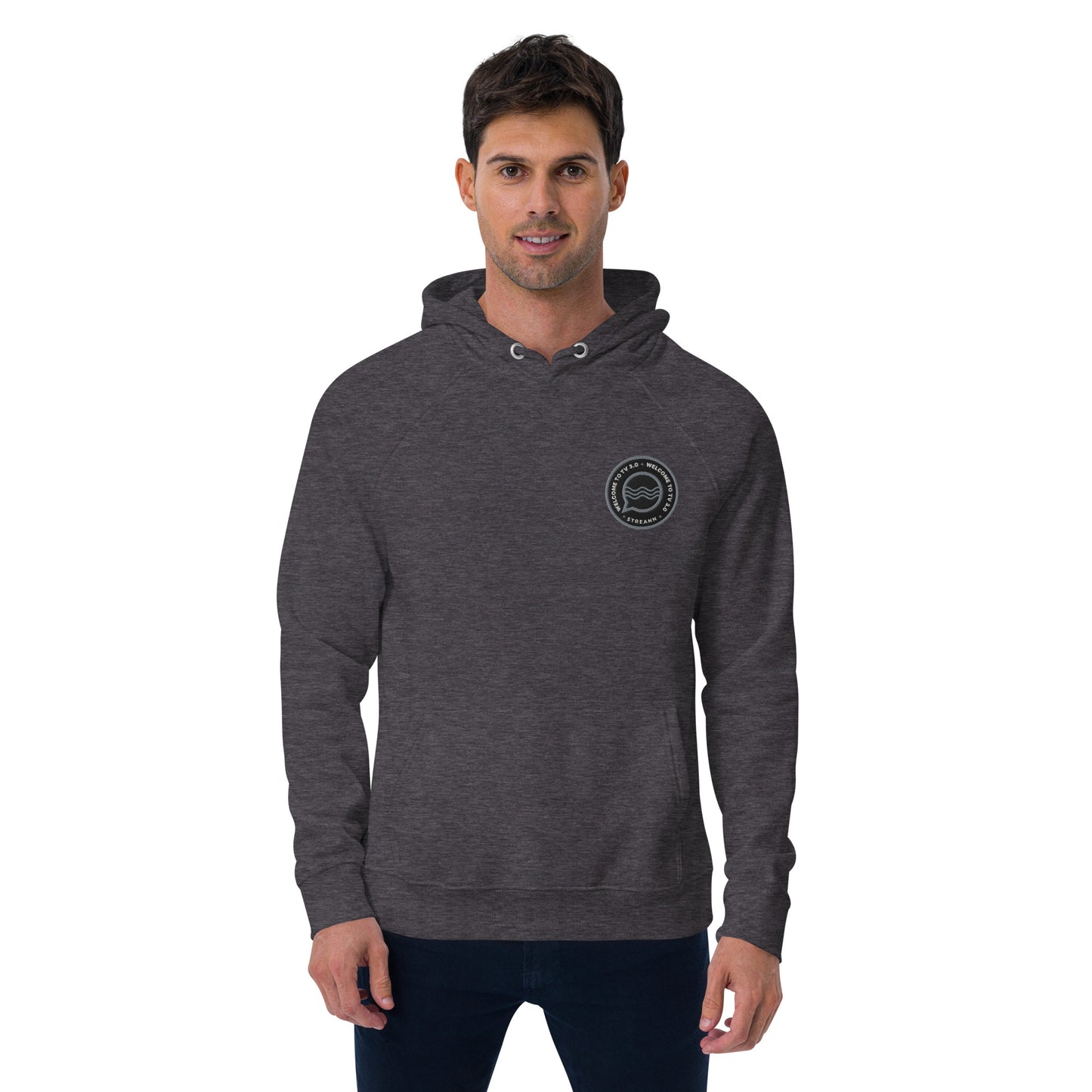 
                  
                    Unisex eco raglan hoodie
                  
                
