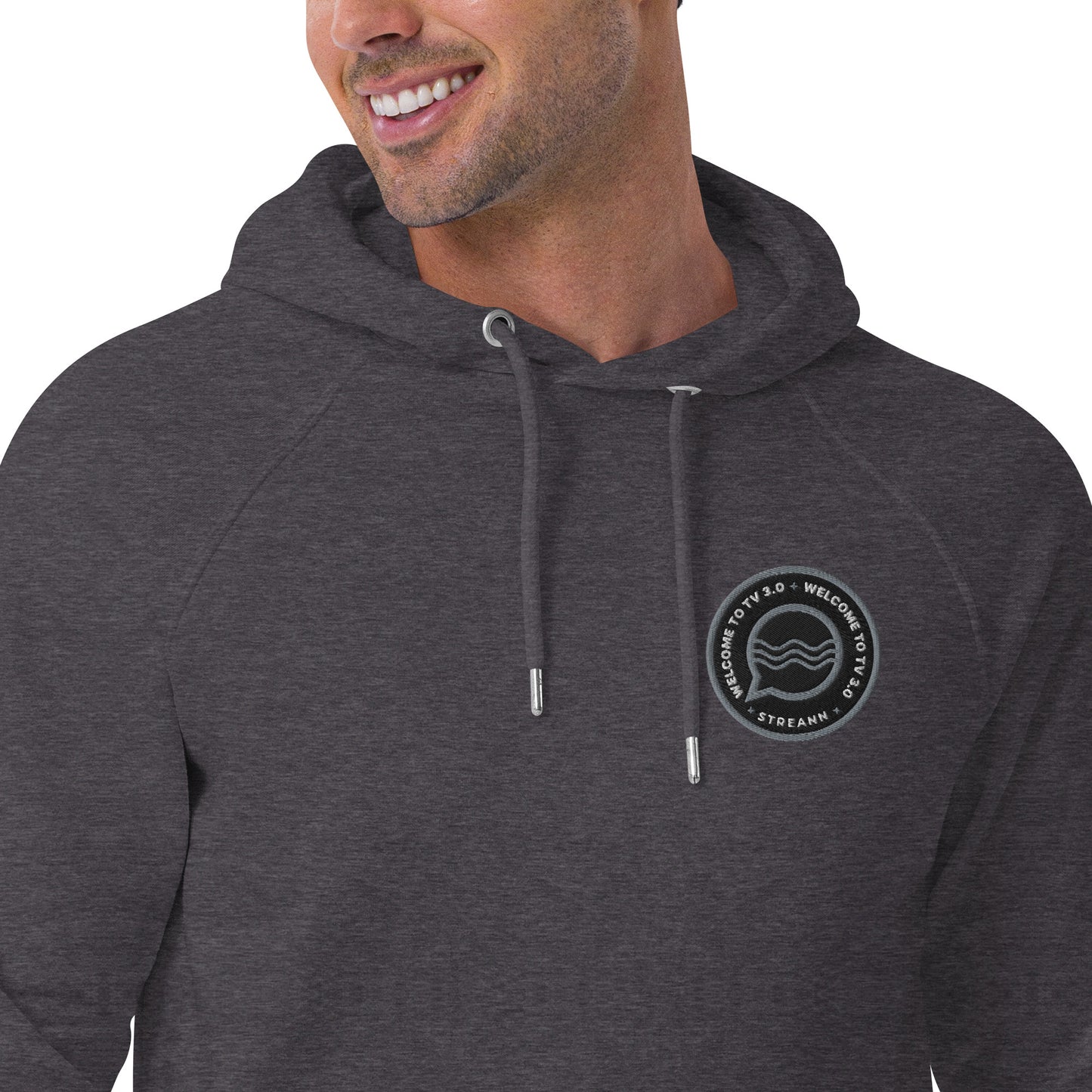 
                  
                    Unisex eco raglan hoodie
                  
                