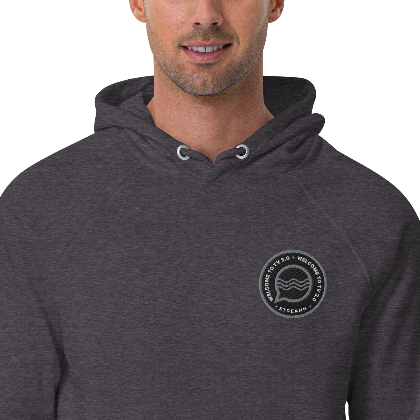 
                  
                    Unisex eco raglan hoodie
                  
                